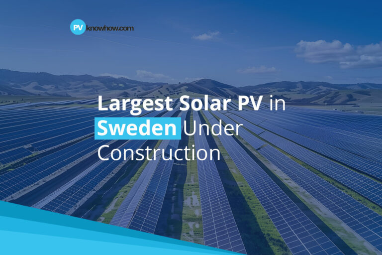 Largest Solar PV in Sweden Under Construction