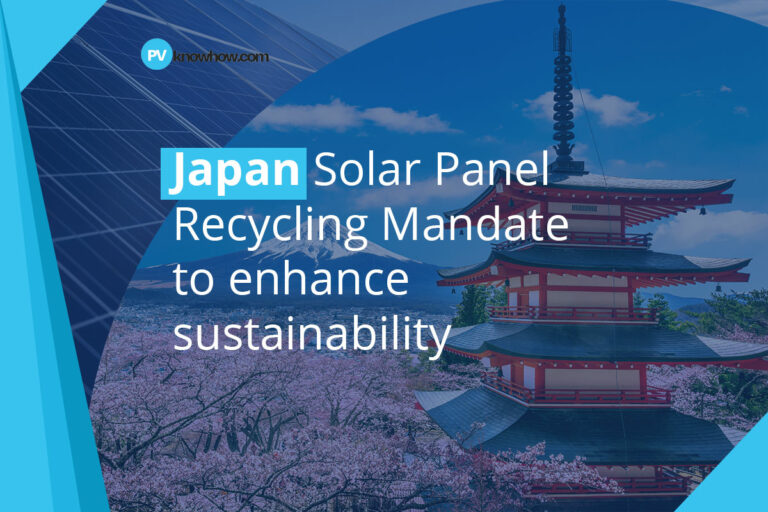 Japan Solar Panel Recycling Mandate to enhance sustainability