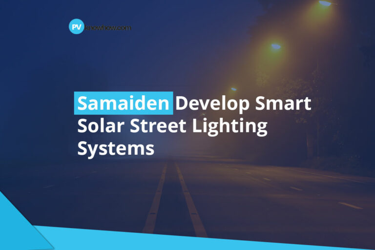 Samaiden Develop Smart Solar Street Lighting Systems