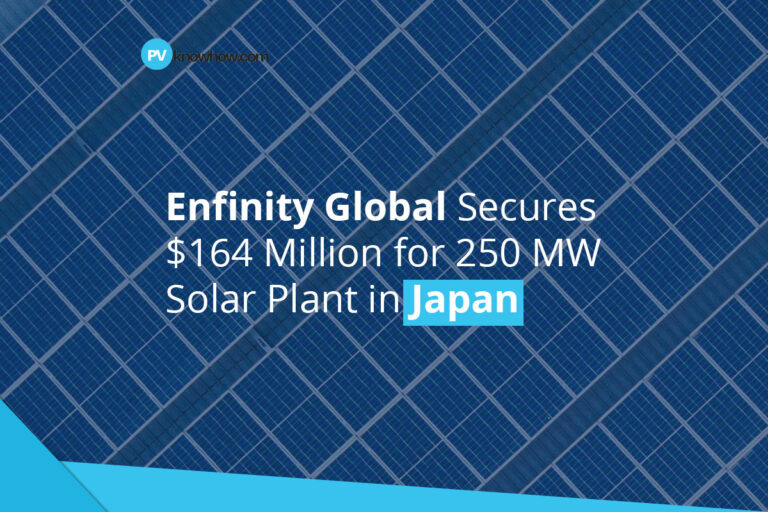 Enfinity Global Secures $164 Million for 250 MW Solar Plant in Japan