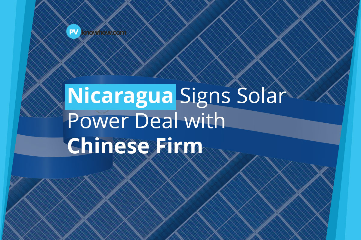 Nicaragua Signs Solar Power Deal with Chinese Firm