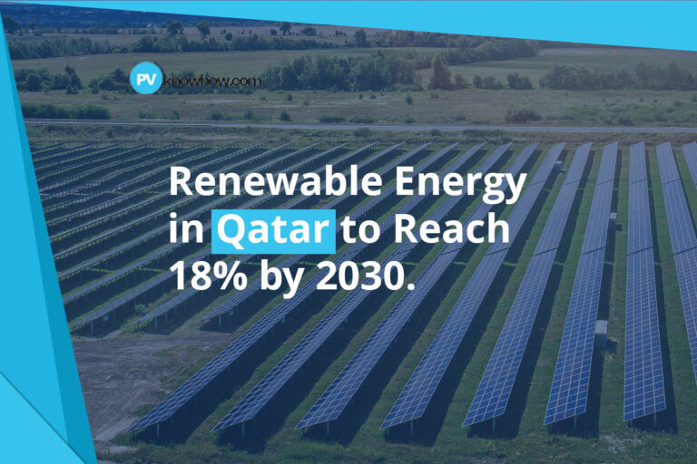 Renewable Energy in Qatar to Reach 18% by 2030
