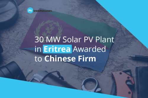 30 MW Solar PV Plant in Eritrea Awarded to Chinese Firm