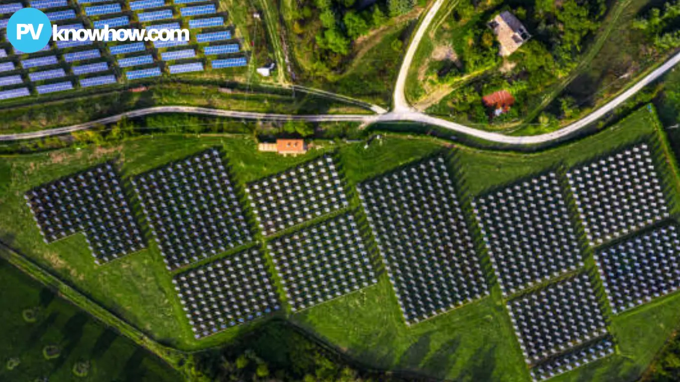 Aerial View of the Solar Array