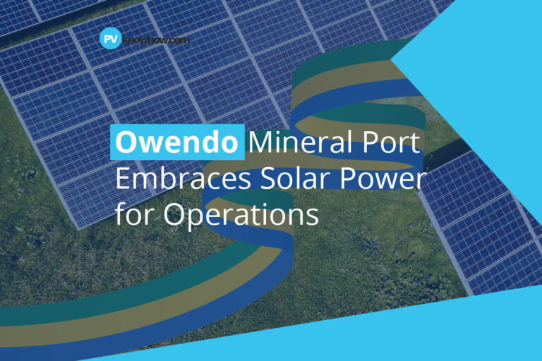 Owendo Mineral Port Embraces Solar Power for Operations