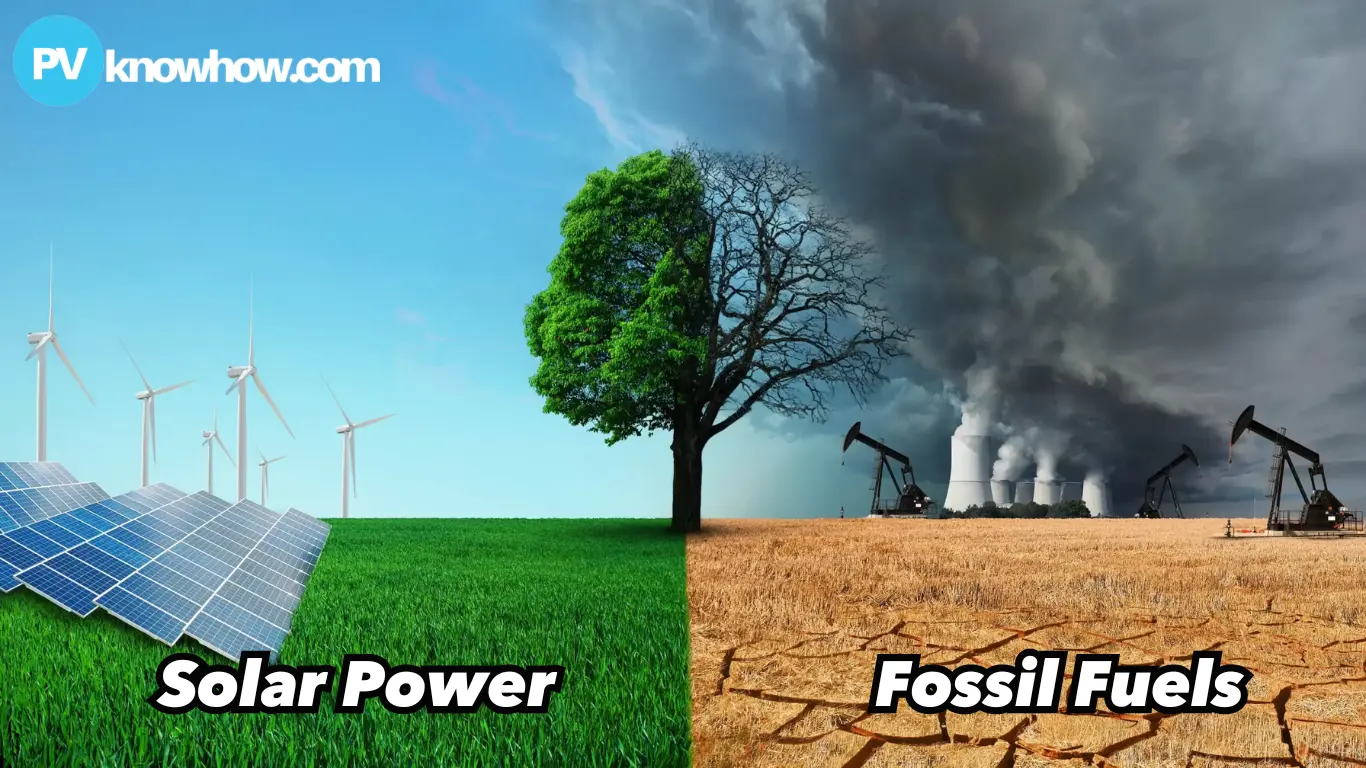 fossil fuels and solar power