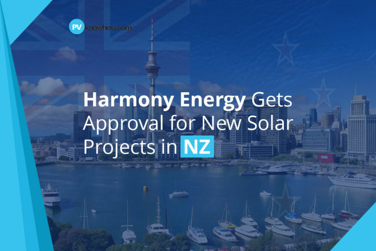 Harmony Energy Gets Approval for New Solar Projects in NZ 