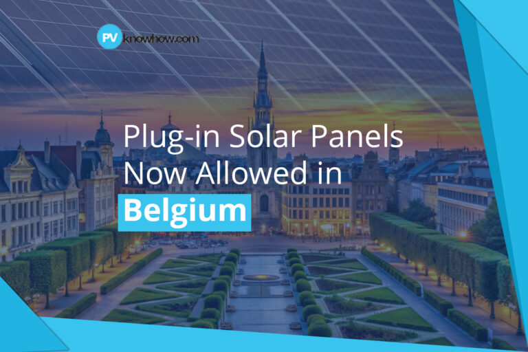 Plug-in Solar Panels Now Allowed in Belgium
