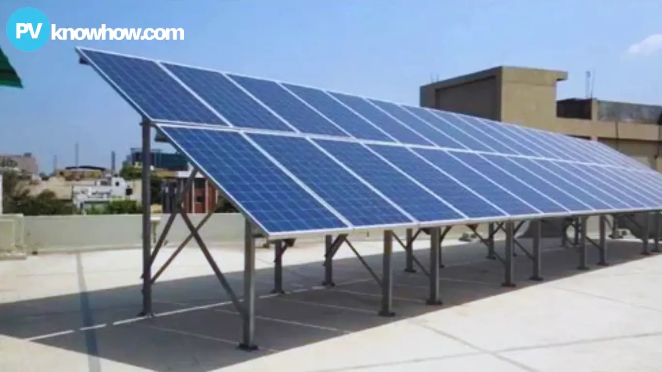Rooftop solar panels