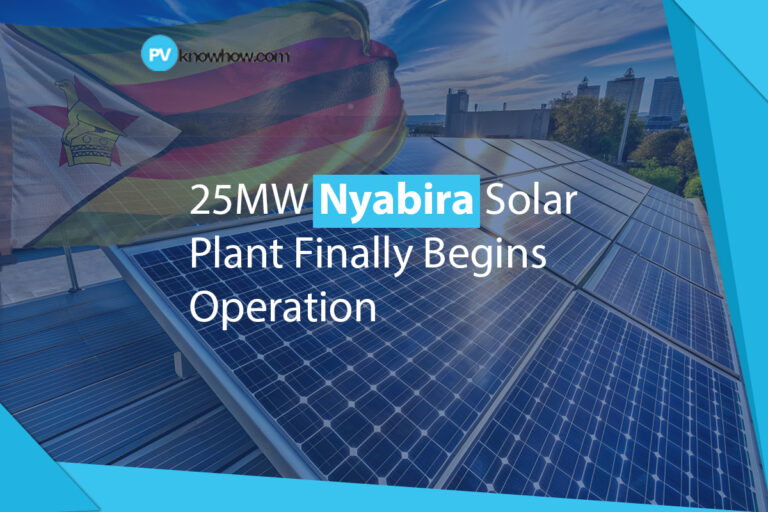 25MW Nyabira Solar Plant Finally Begins Operation