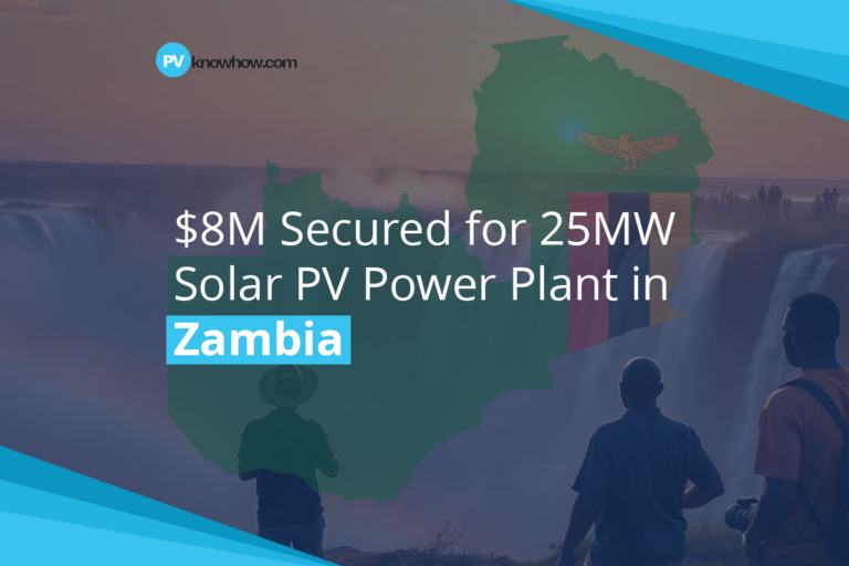 $8M Secured for 25MW Solar PV Power Plant in Zambia