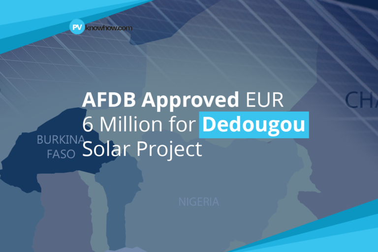 AfDB Approved EUR 6 Million for Dedougou Solar Project