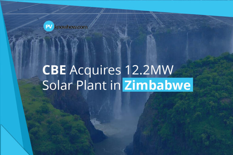 CBE Acquires 12.2MW Solar Plant in Zimbabwe