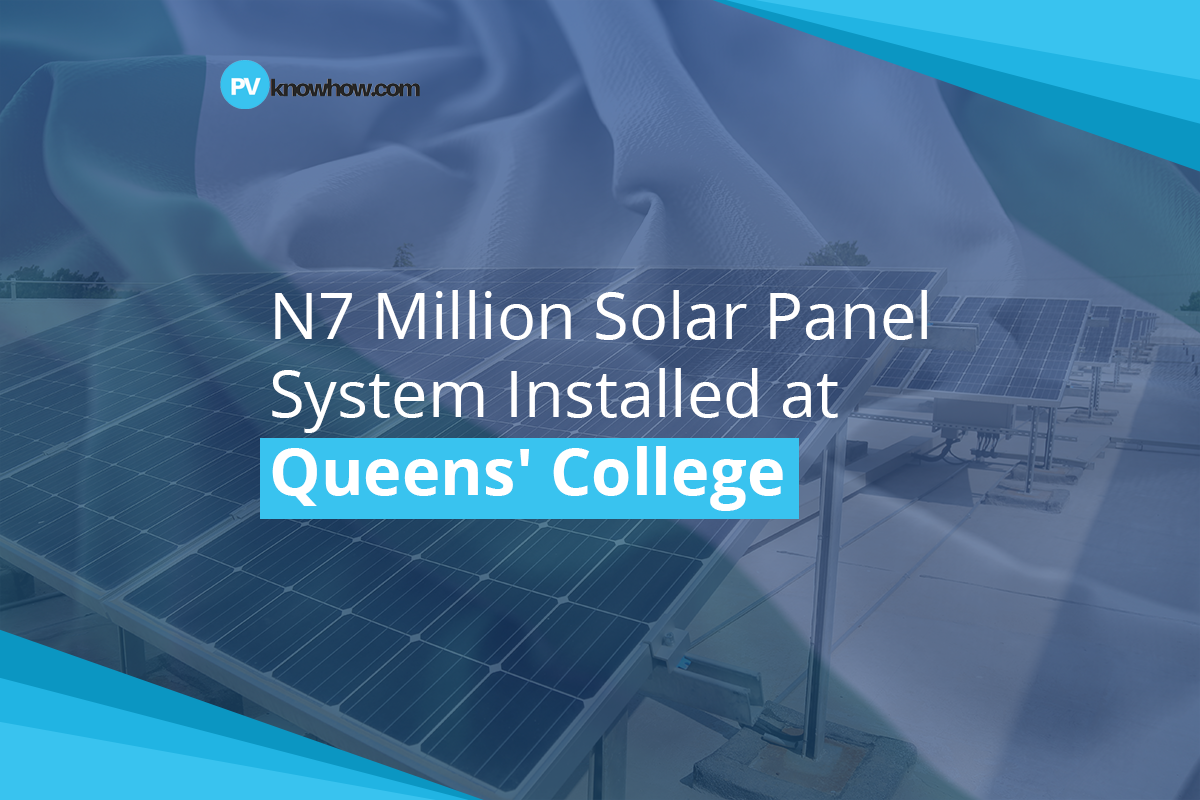 N7 Million Solar Panel System Installed at Queens' College