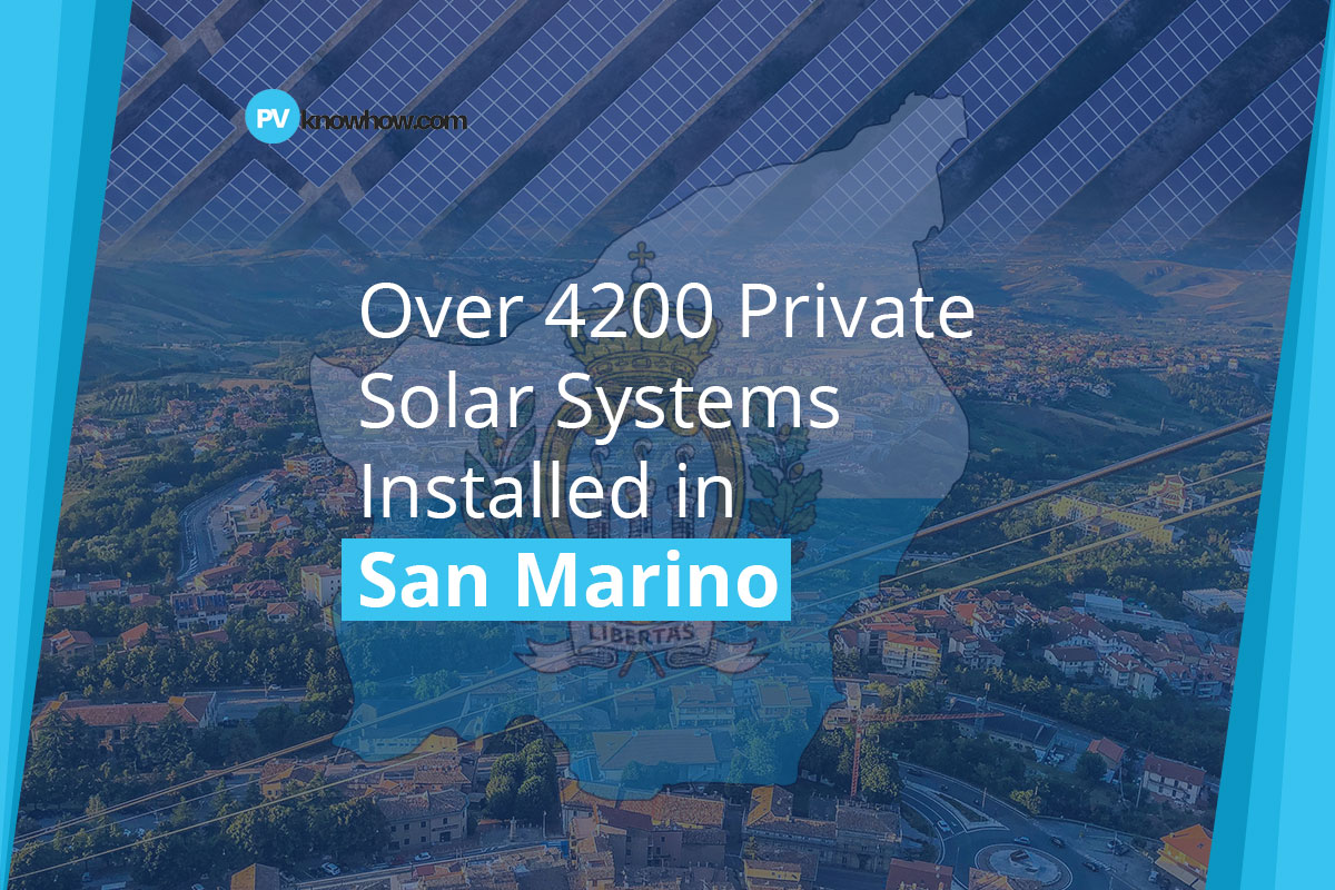 San Marino Private Solar Systems News