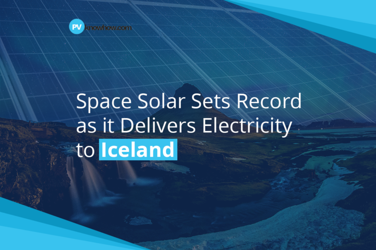 Space Solar Sets Record as it Delivers Electricity to Iceland