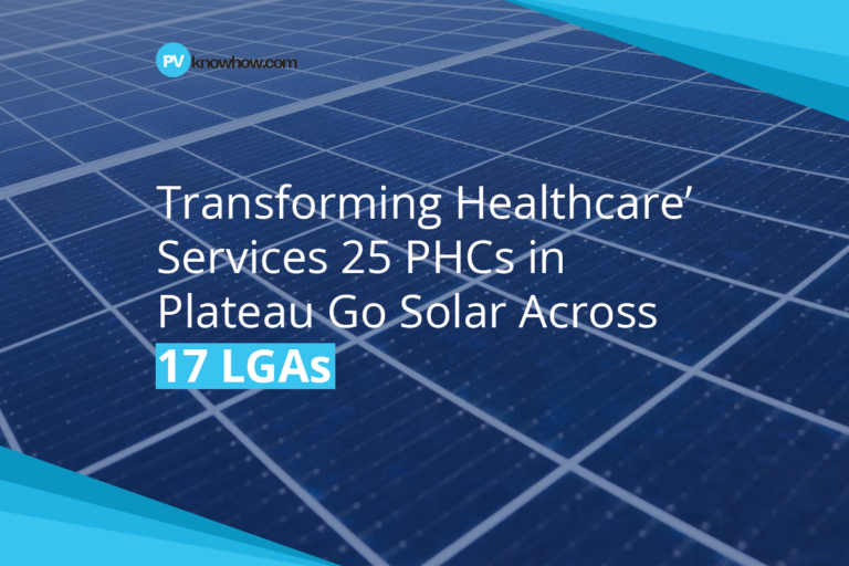 Nigeria Solar Healthcare Services News