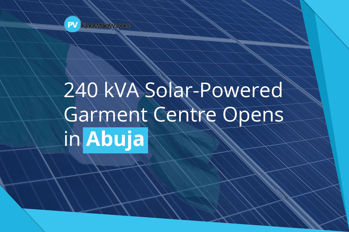 Nigeria Solar-Powered Garment Centre News