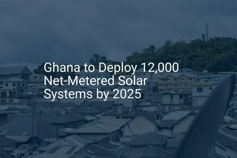 Ghana solar systems Initiative: 12 Stunning Satellites by 2030