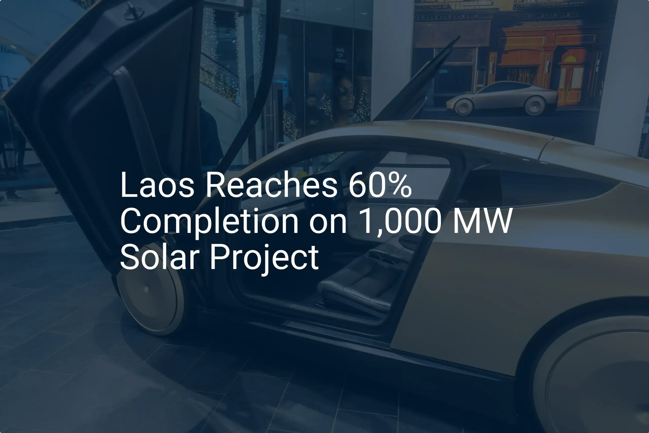 Laos solar project Reaches 60% Completion: An Extraordinary Milestone