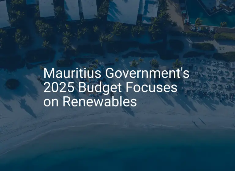 Mauritius 2025 Budget: 5 Powerful Steps Towards Renewable Energy