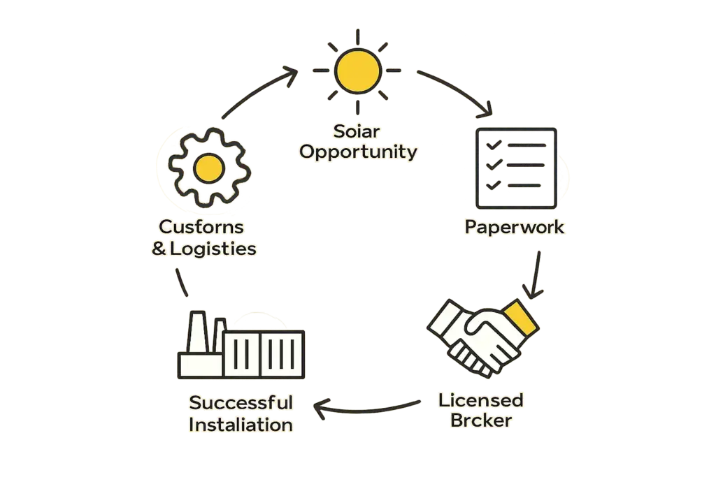 Importing Solar Components to The Bahamas: A Guide to Logistics, Customs, and Costs