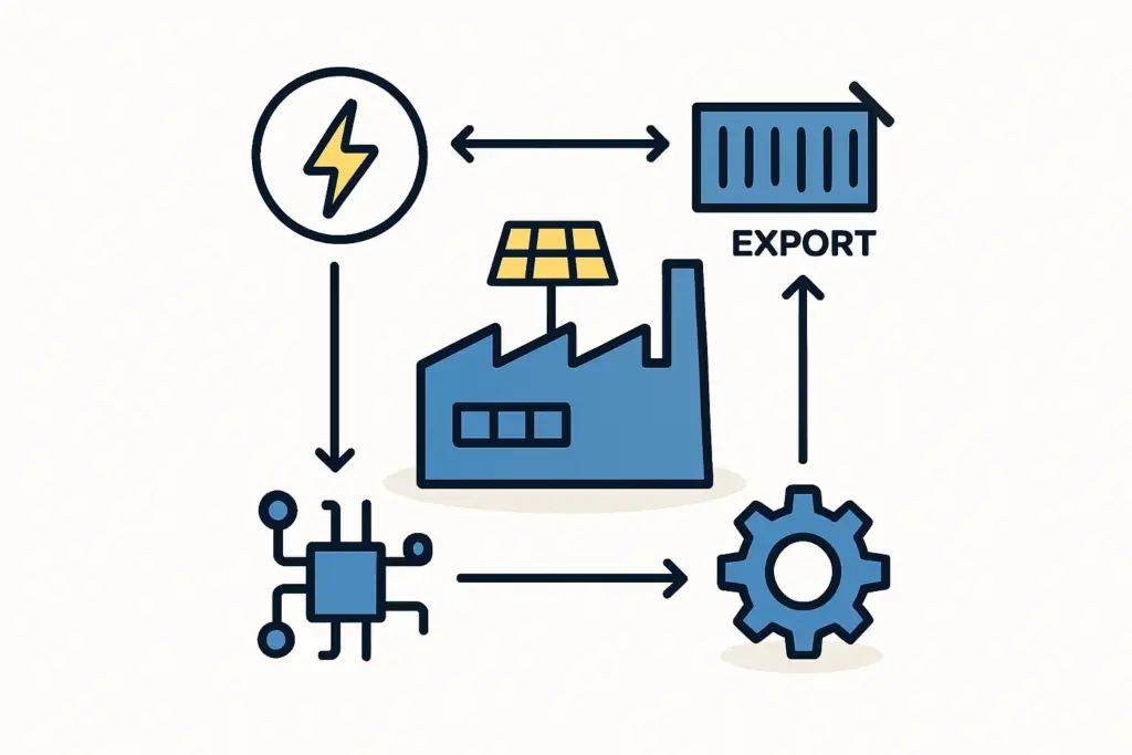 Assessing Austriaโs Industrial Infrastructure for Solar Module Production Plants