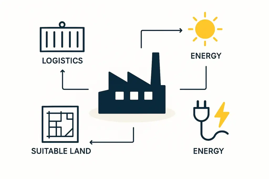 Evaluating Angola's Industrial Infrastructure for Solar Panel Factory Setup: Logistics, Energy, and Land