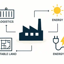 Evaluating Angola's Industrial Infrastructure for Solar Panel Factory Setup: Logistics, Energy, and Land