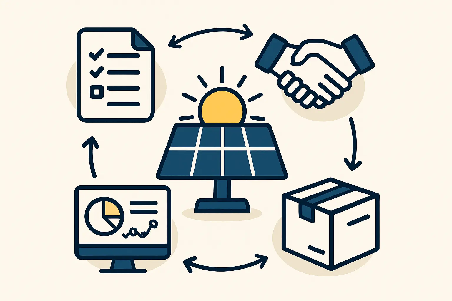 Map highlighting regional industry and supply chains
