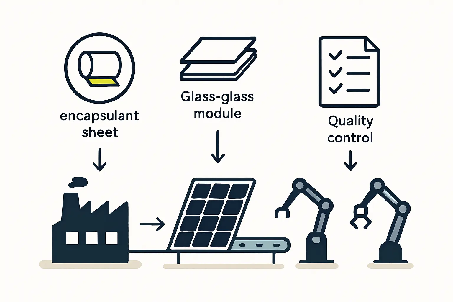 glass-glass construction