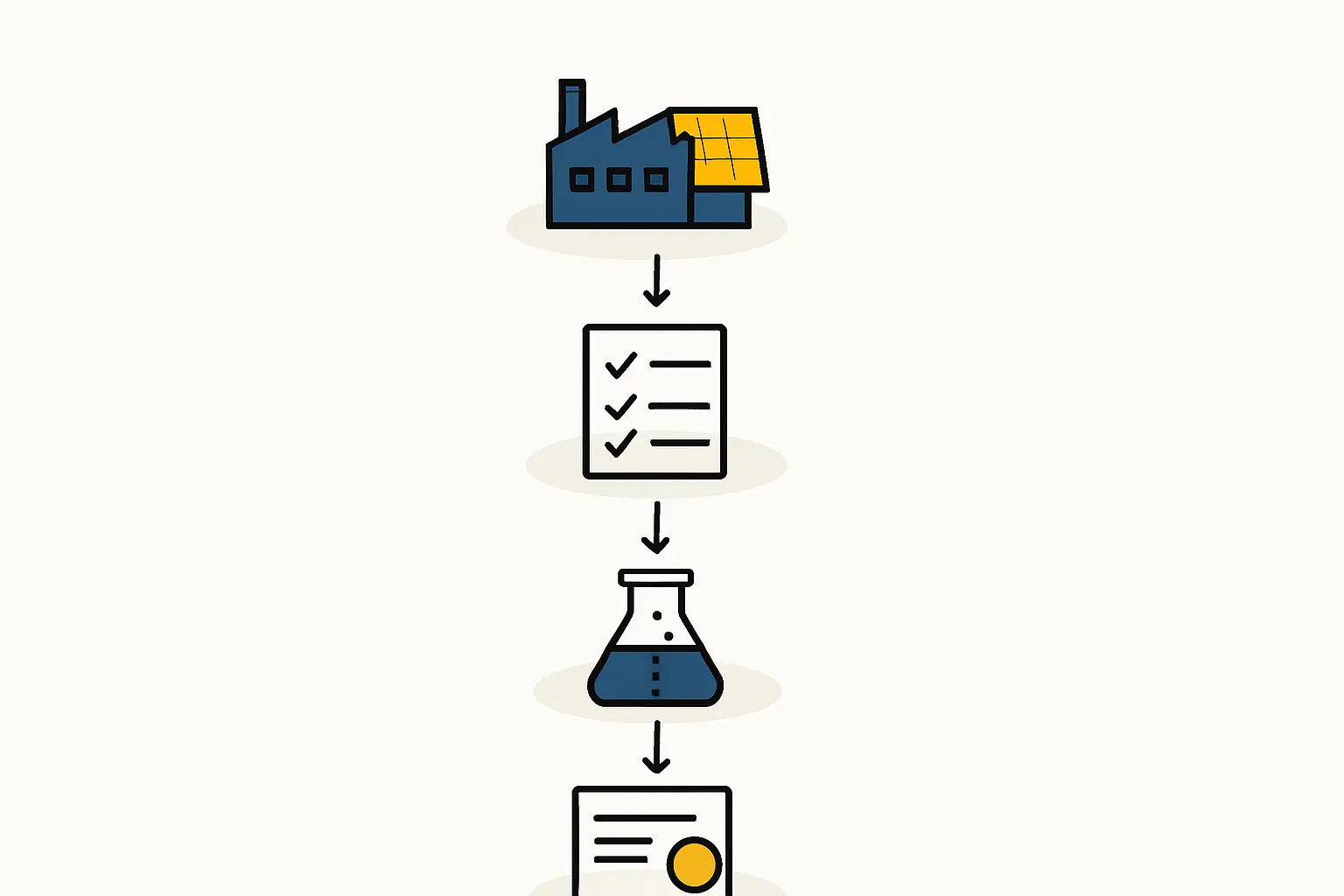 Solar panel manufacturing step