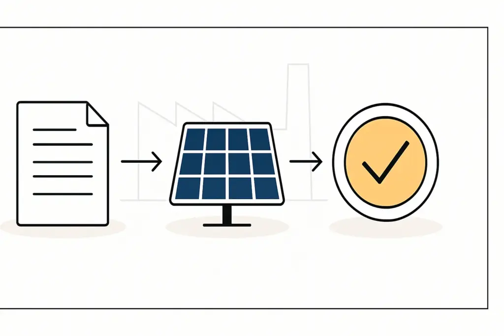 Meeting BOBS Certification Requirements for Solar Panels