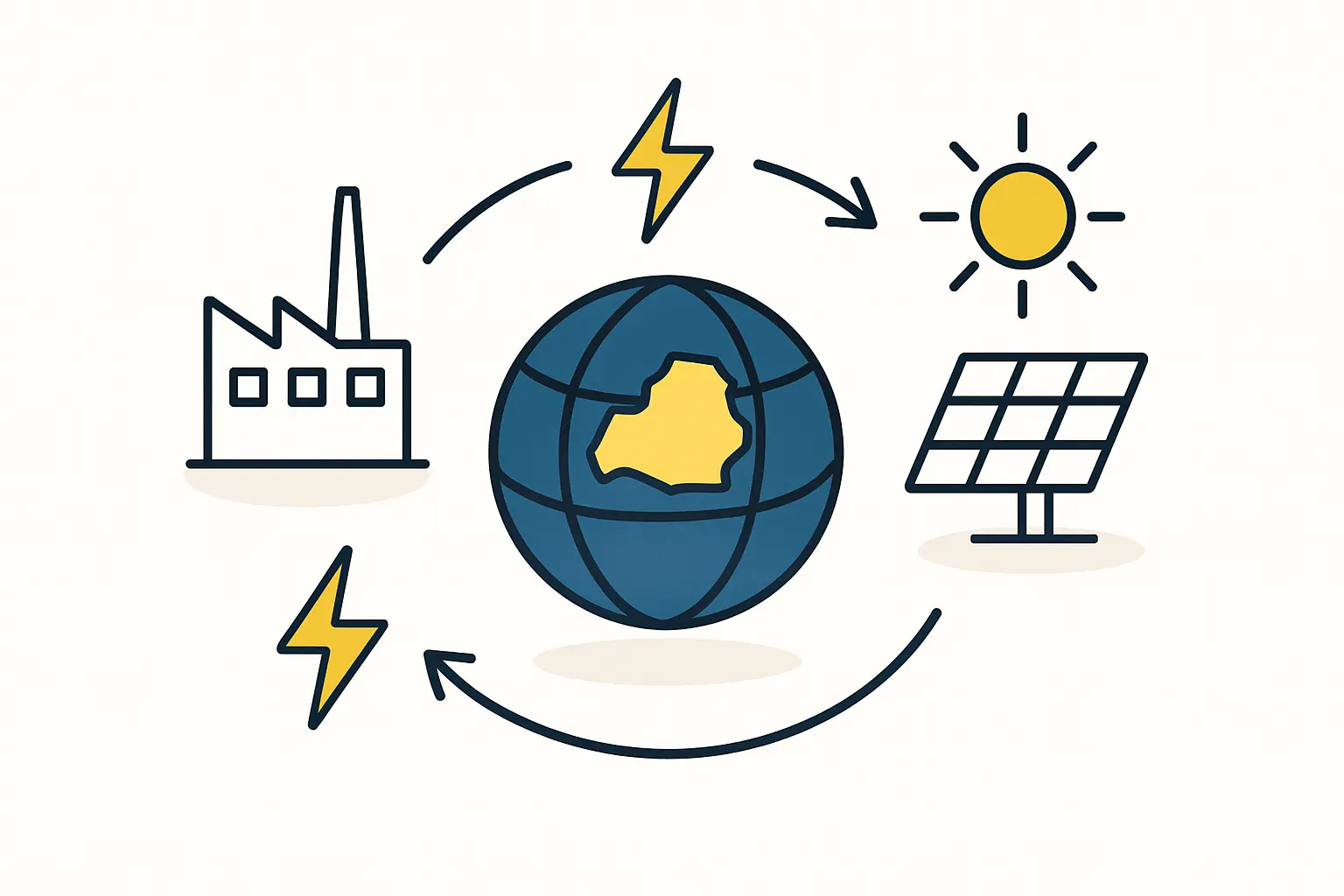 Image of a modern, clean factory floor with technicians operating machinery, illustrating a skilled industrial workforce