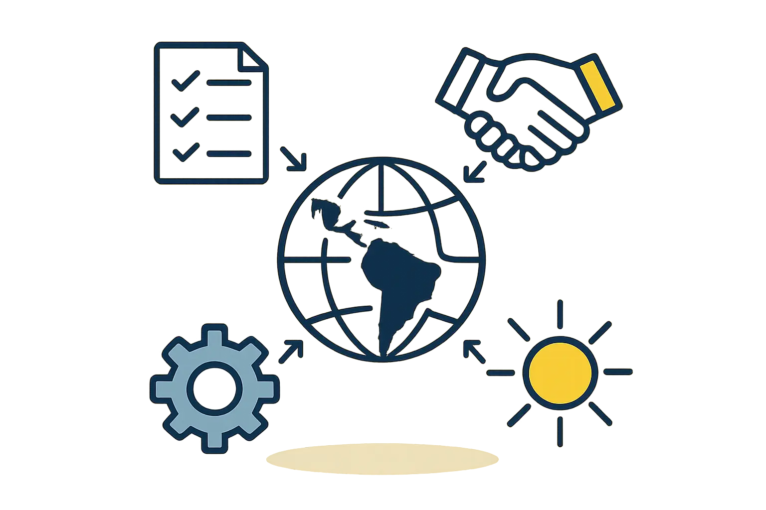 A legal document for solar panel importation.