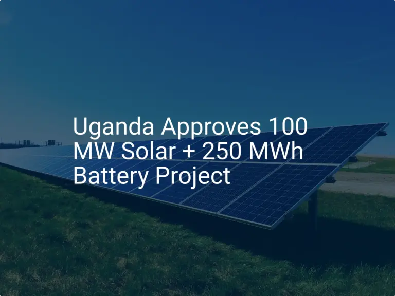 Uganda solar battery project: Stunning 100 MW Solar Power Plan