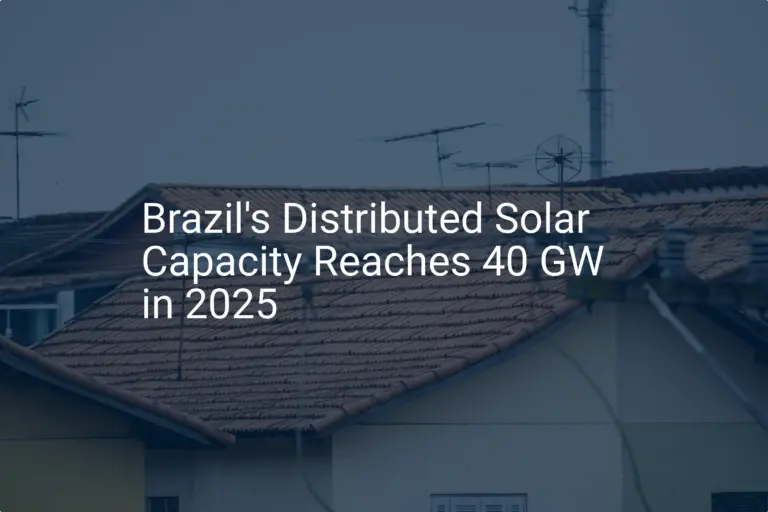 Brazil solar capacity: Impressive 40 GW Milestone by 2025