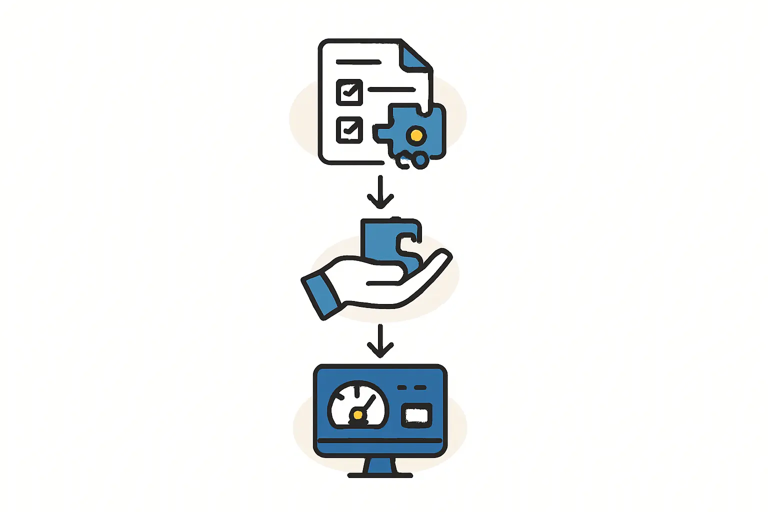 A close-up of a hands-on dexterity test, with a candidate assembling a small, intricate component