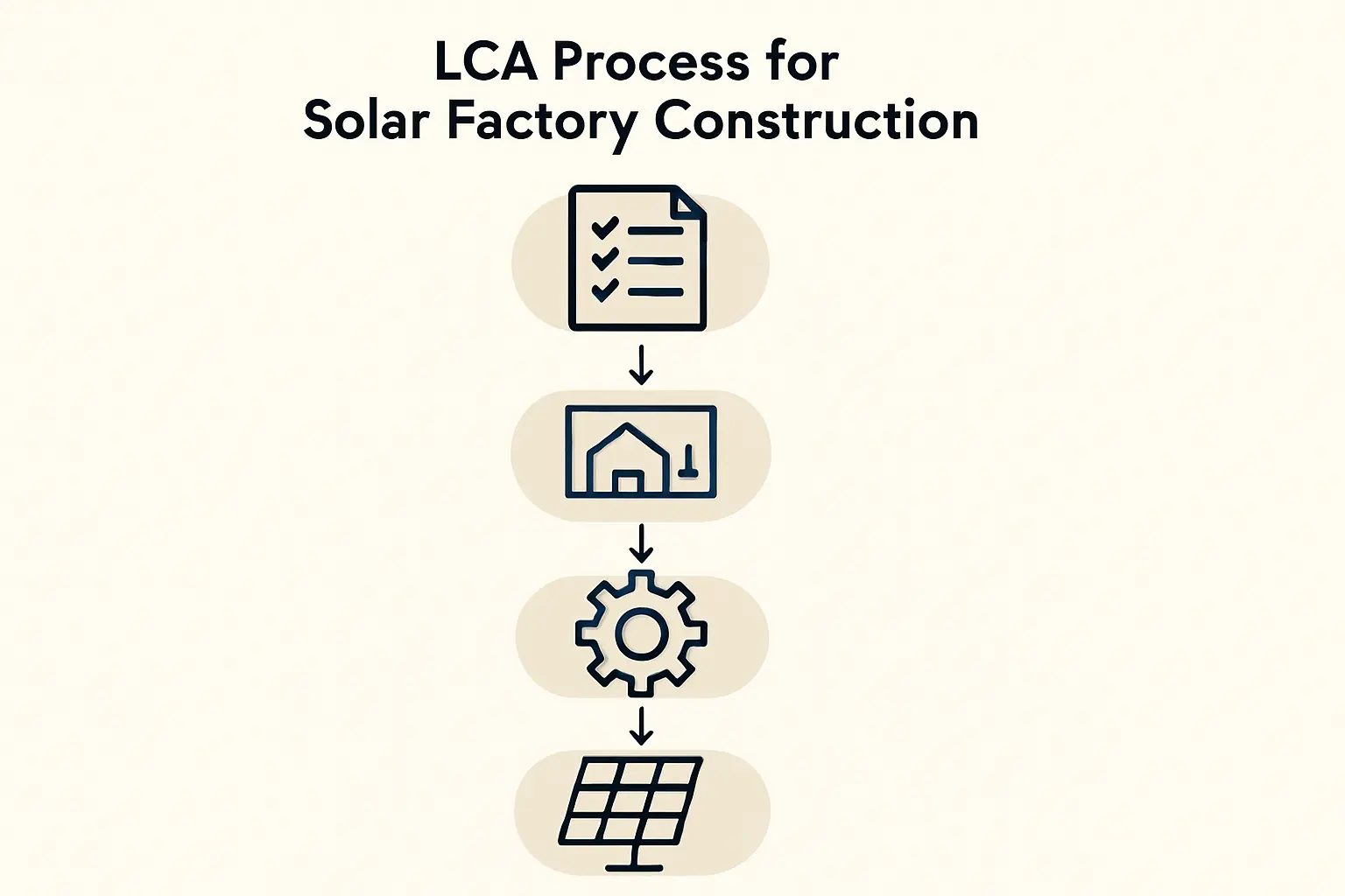 A cross-section diagram of a well-insulated factory wall, showing layers of cladding, insulation core, and interior lining, with labels indicating materials and U-values.