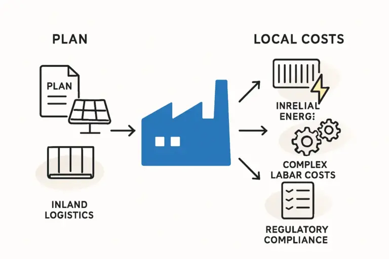 Financial Modeling Local Costs for Solar Manufacturing in DRC