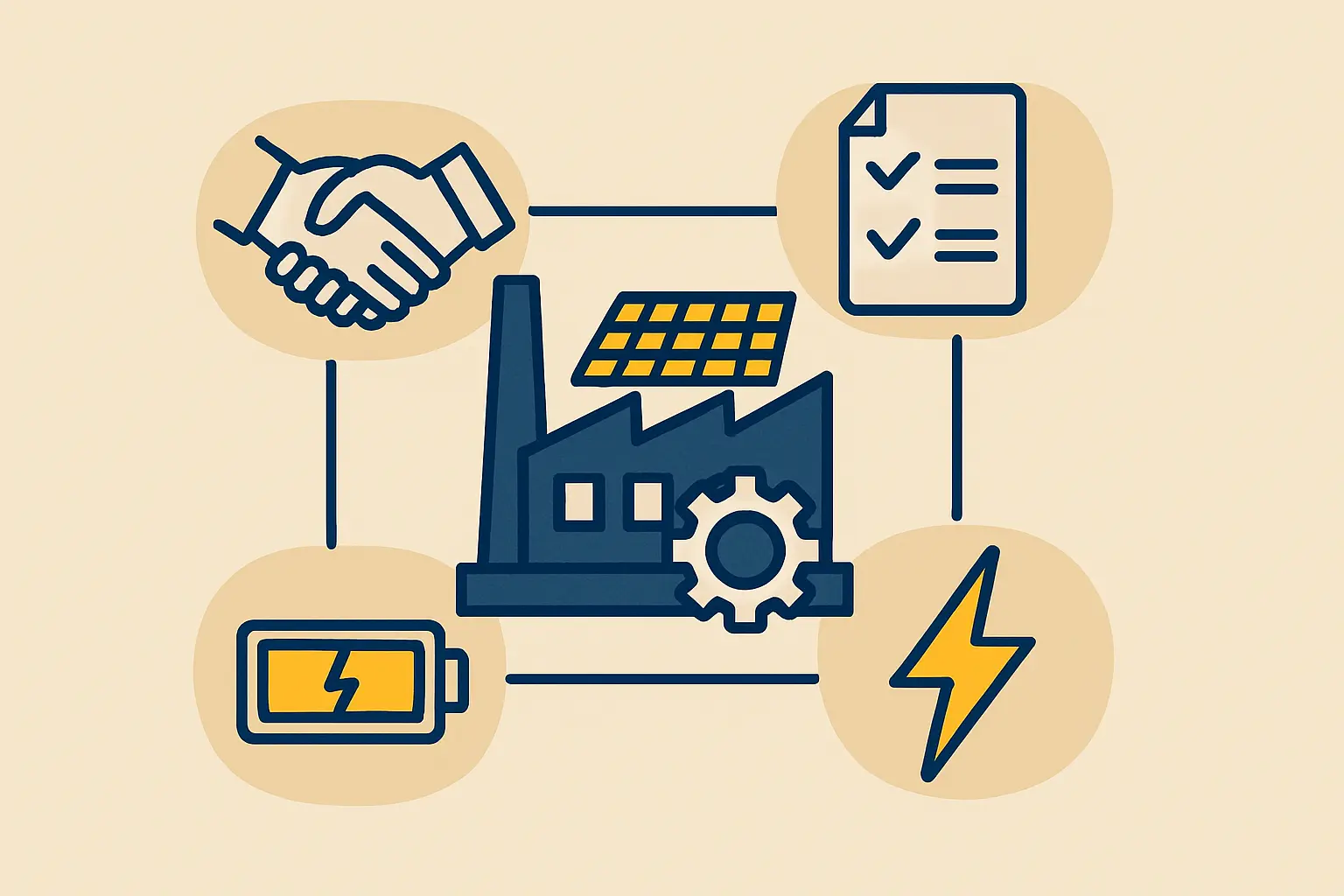Solar manufacturing facility partnership