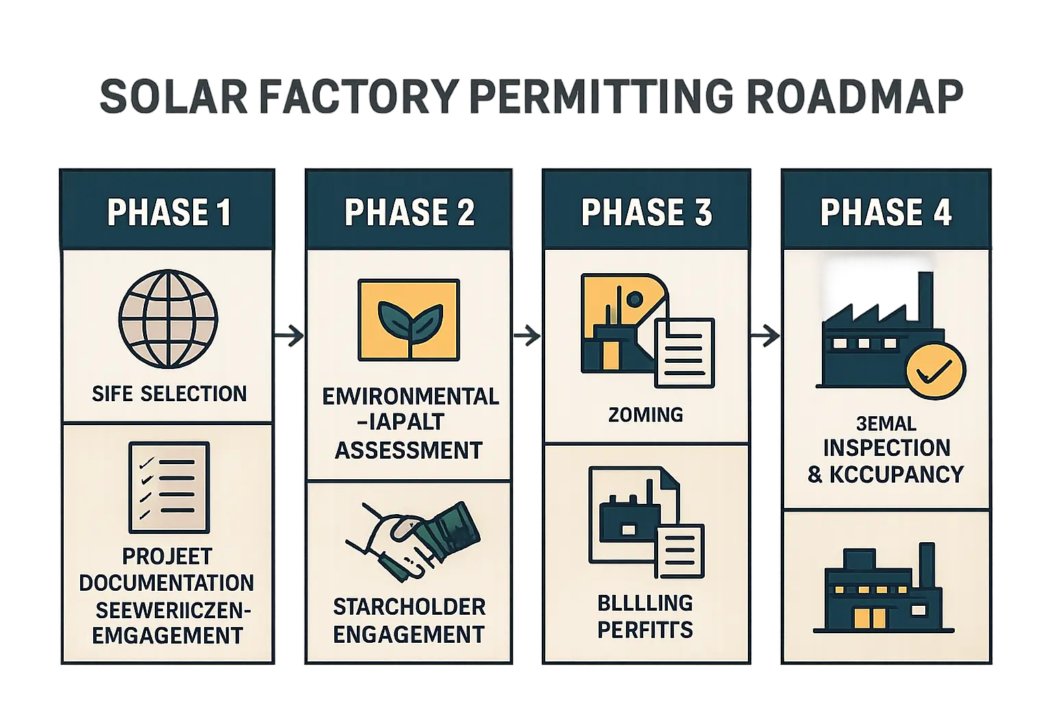 A diagram showing how the EIA, IPPC, and Building Permit processes overlap and influence each other.