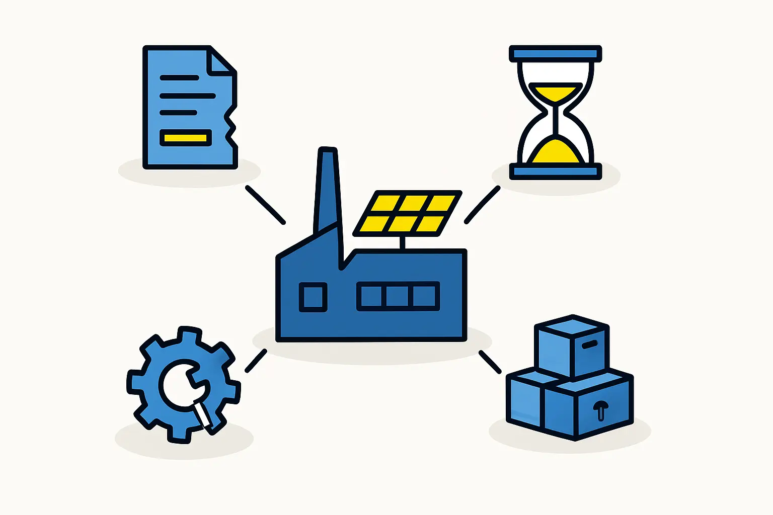 Structured planning for solar industry entry