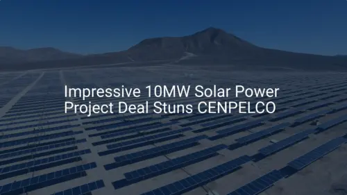 Impressive 10MW Solar Power Project Deal Stuns CENPELCO