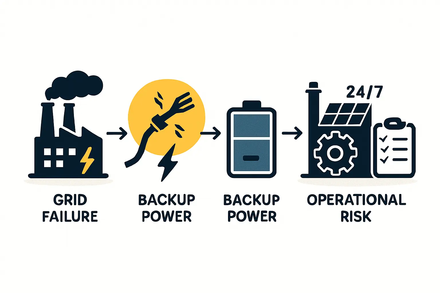 Image of Cuban infrastructure and solar factory logistics
