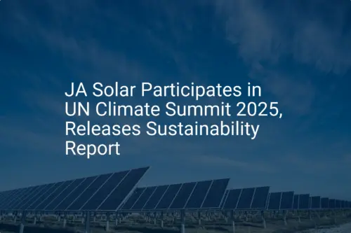 JA Solar Sustainability: Essential 2025 Climate Role