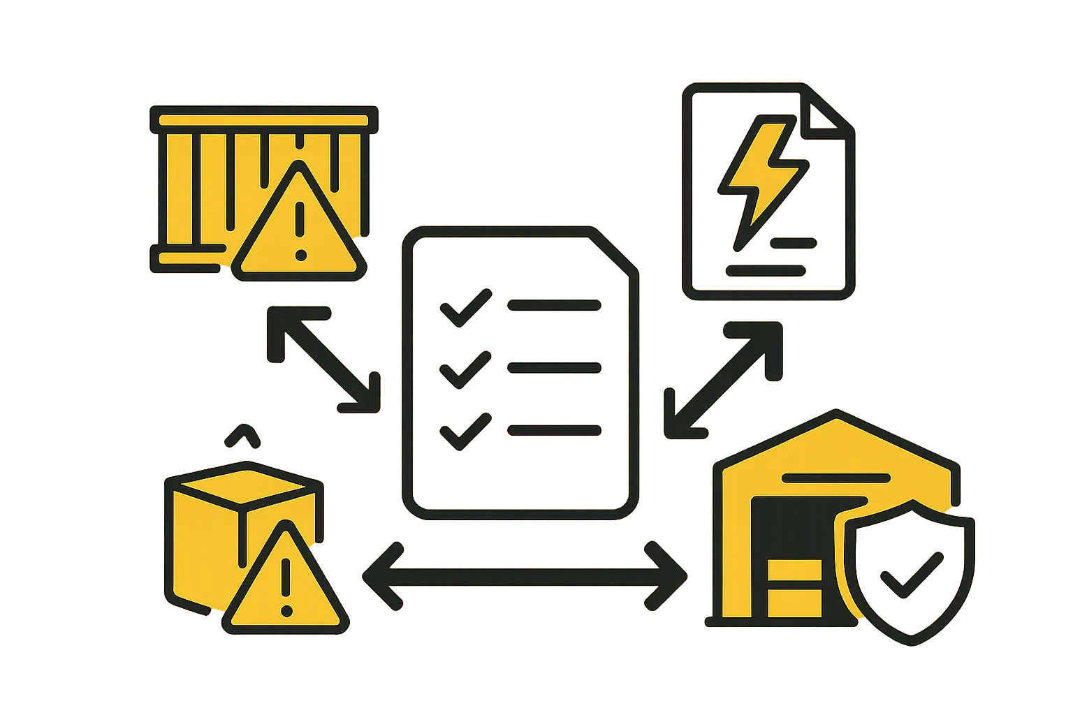 Image of the bustling Port of Abidjan with container ships and cranes