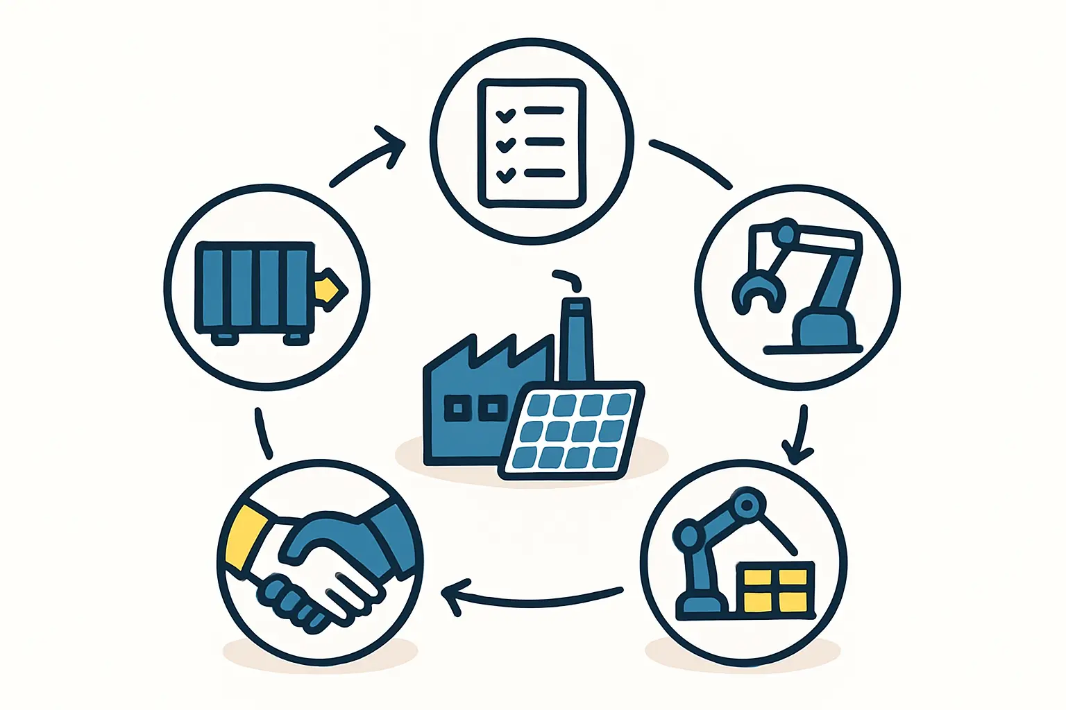 Solar Panel Manufacturing Factory