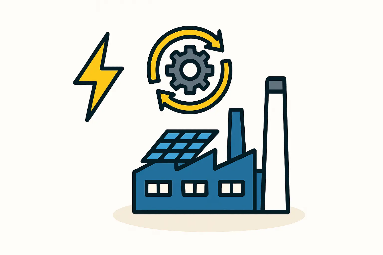250 MW solar manufacturing facility grid diagram
