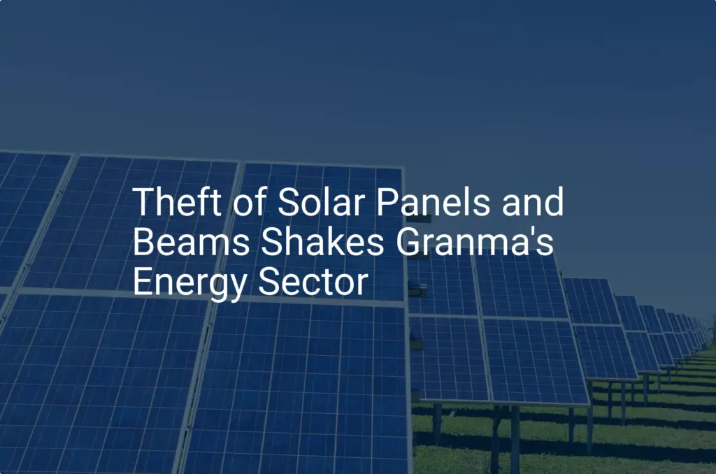 Can Solar Panels Be Stolen? Cuba Confronts Widespread Theft